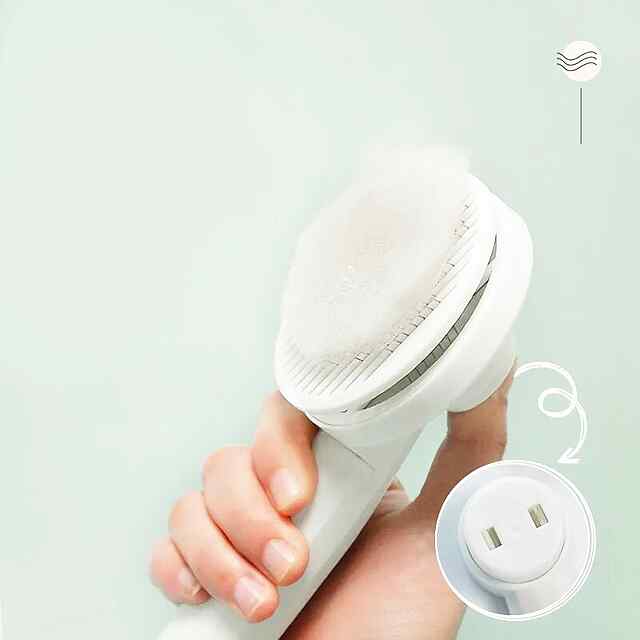 Гребінець для котів та собак з видаленням вовни, пластик, біла. - 1 фото товару