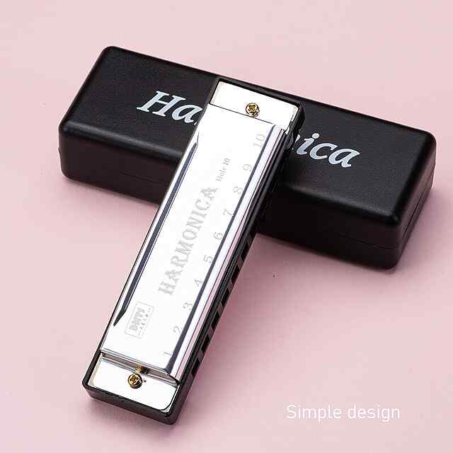 Губна Гармошка C-Major, 10 отв., Нержавіюча Сталь. - 0 фото товару