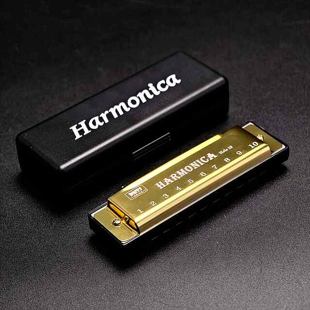 Губна гармошка C-major, 10 отворів, з кейсом (Україна) - 0 фото товару