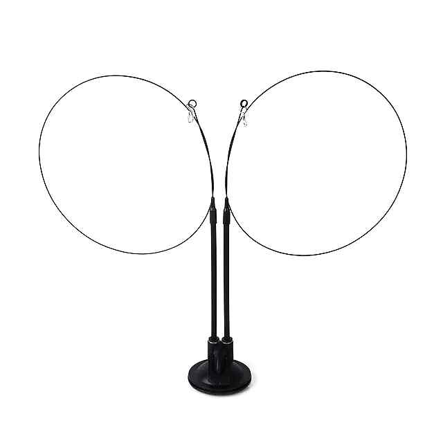 Іграшка для котів М'яч на паличці: Сталь пір'я, знімна присоска, міцність та інстинкт мисливця! - 2 фото товару