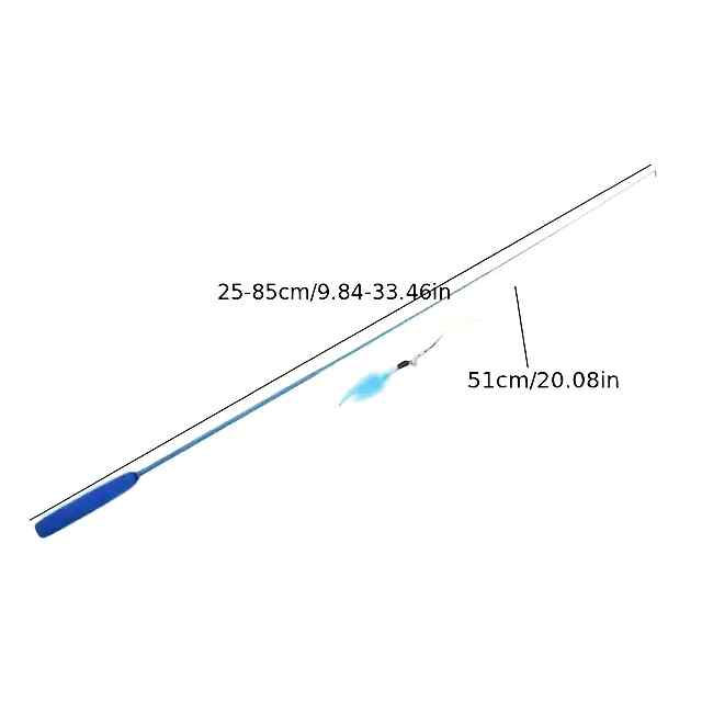 Іграшка для котів. Набір 12 предметів з вудочками та насадками. Для активних ігор! - 2 фото товару