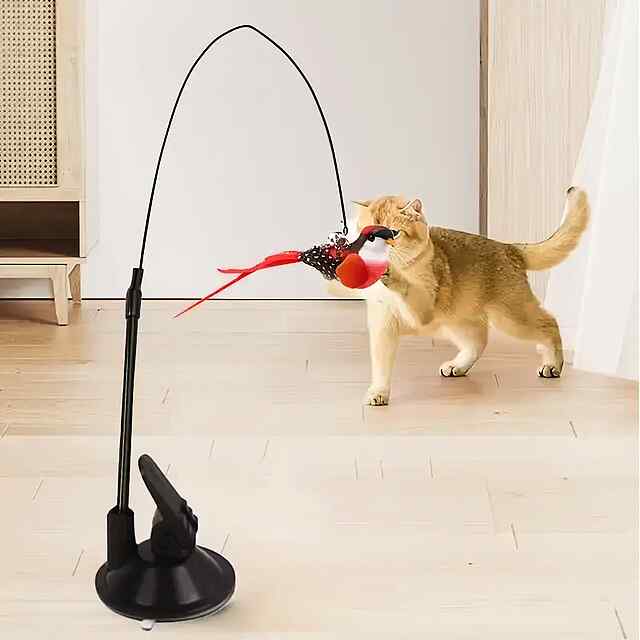 Іграшка для котів з пір'ям на жердині та міцною вакуумною присоскою

купити в Україні