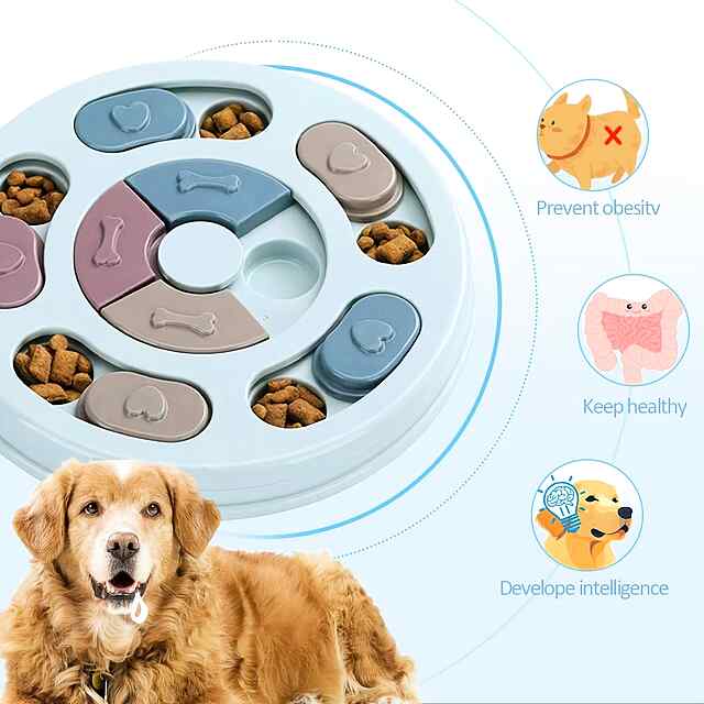 Іграшка-головоломка для собак, годівниця, 14 комірок, діаметр 24 см - 3 фото товару