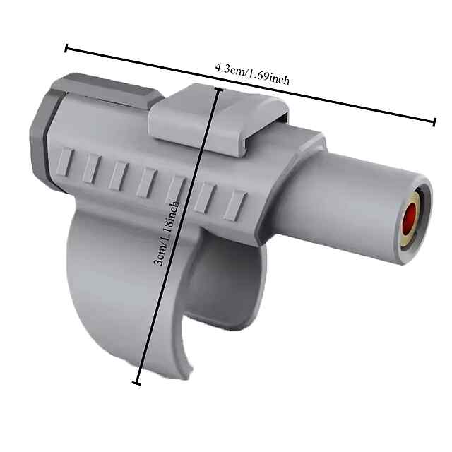 Іграшка лазер для кішки з кріпленням на палець, комплект батарейок. - 3 фото товару