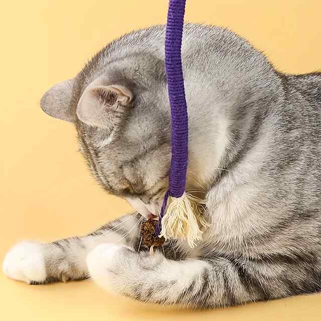 Іграшка-мотузка для котів: Сизаль   Silvervine, шліфування зубів, активність ???????? - 1 фото товару