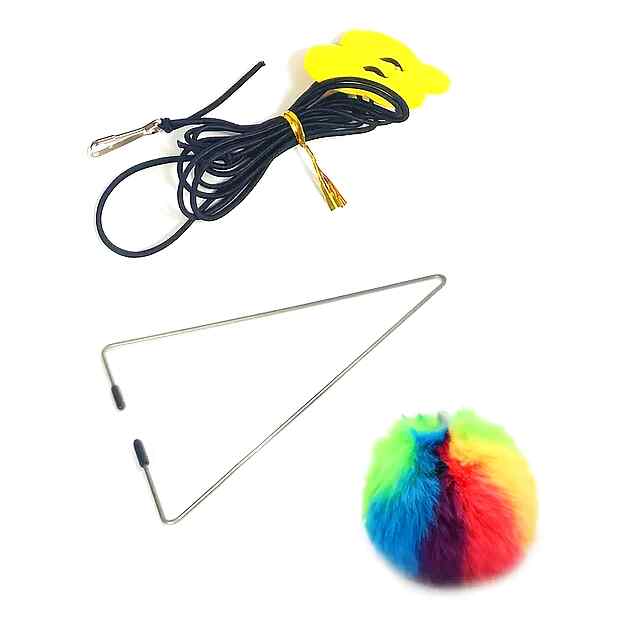 Іграшка М'ячик на мотузці для кішок: інтерактивні розваги та спорт - 1 фото товару