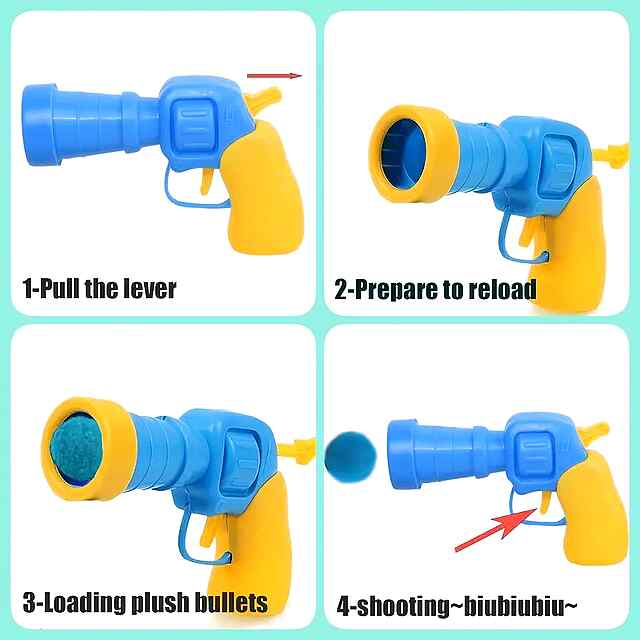 Іграшковий пістолет   м’ячики для котів і собак. Активні ігри в приміщенні. - 2 фото товару