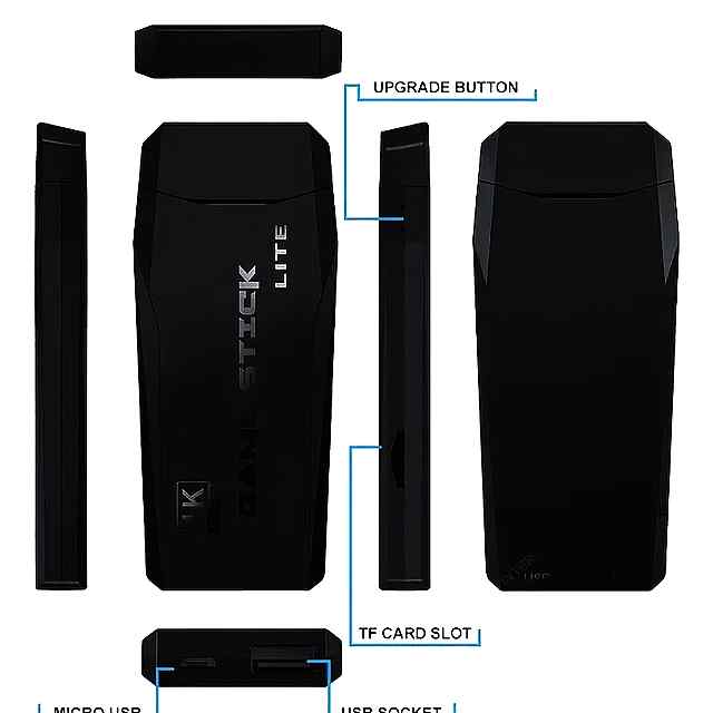 Ігрова консоль Stick M8 Retro: понад 20к ігор Dendy Sega PS1 в 4K HDMI! - 1 фото товару