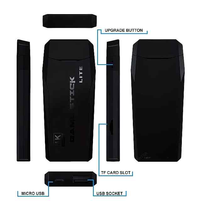 Ігрова приставка Stick M8 з 20000 ретро іграми   HDMI, Dendy Sega PS1. Комплект 2 джойстики! - 1 фото товару