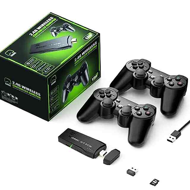 Ігрова приставка Stick M8 з понад 20000 класичних іграми (Dendy, Sega MD, PS1). HDMI 4K, 2 джойстики. Купити в Україні! - 0 фото товару