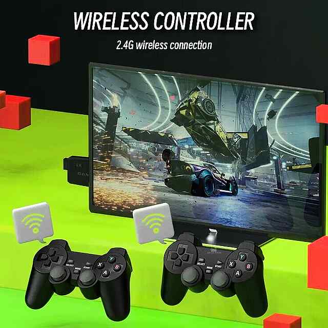 Ігрова приставка Stick M8 з понад 20000 класичних іграми (Dendy, Sega MD, PS1). HDMI 4K, 2 джойстики. Купити в Україні! - 3 фото товару