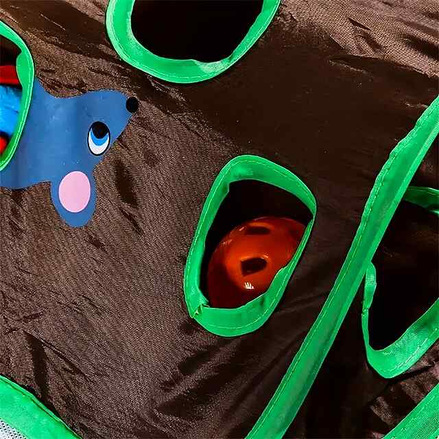 Ігровій тунель для котів із мишкою та м’ячем. - 2 фото товару