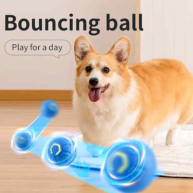 Інтелектуальний іграшковий м'яч для собак та кішок помаранчевого кольору - TPR - 1 фото товару