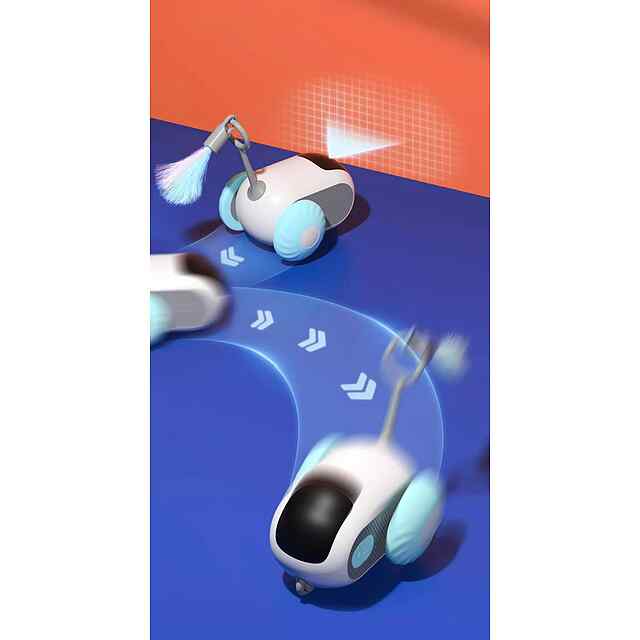 Інтелектуальний робот-утікач з ДК, автоматичним оминанням перешкод, USB зарядка. - 1 фото товару