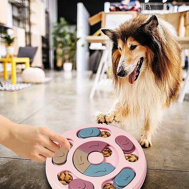 Інтерактивна головоломка для собак, 24 см: повільне годування та розвиток інтелекту - 1 фото товару