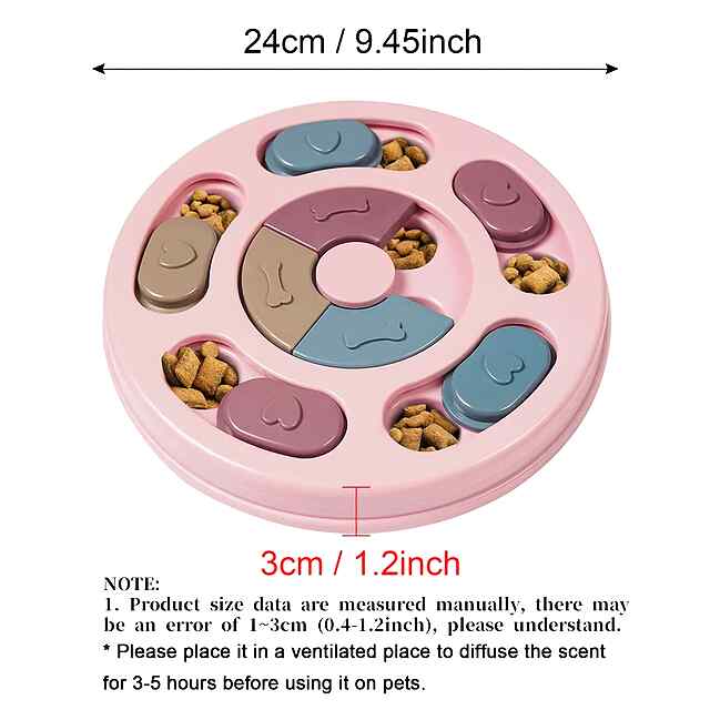 Інтерактивна головоломка для собак, 24 см: повільне годування та розвиток інтелекту - 3 фото товару