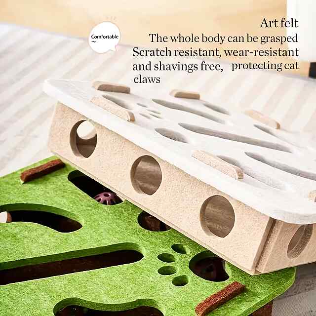 Інтерактивна Коробка-Пазл для Котів з М'ячиками ???? Розвиває Інстинкти та Забавляє! ???????????? - 3 фото товару