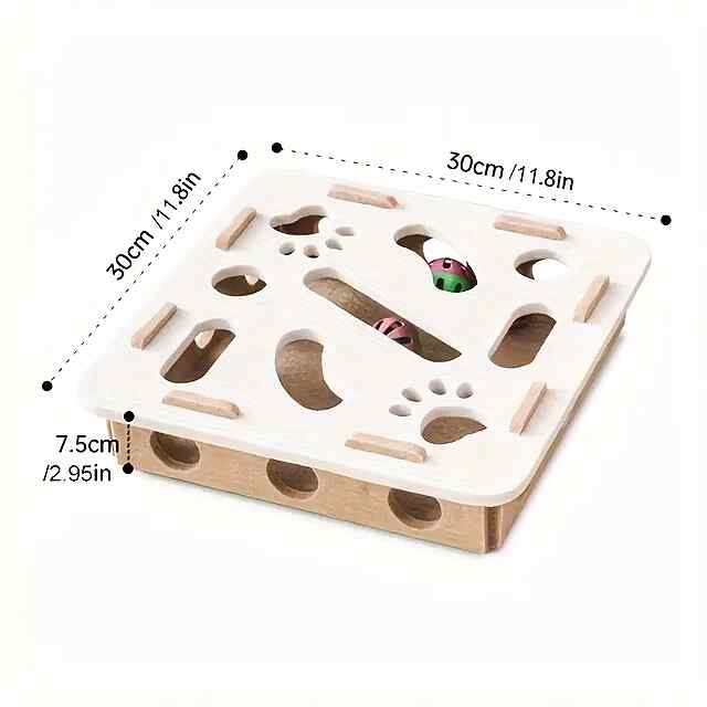 Інтерактивна Коробка Риболовля для Котів – Іграшка-Пазл ???? Розвиває Інстинкти, Немає Батарейок! - 1 фото товару