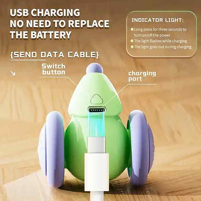 Інтерактивна мишка для котів, USB зарядка. Активні та безшумні ігри. Легкий пластик, догляд простий. Міцний акумулятор! - 2 фото товару