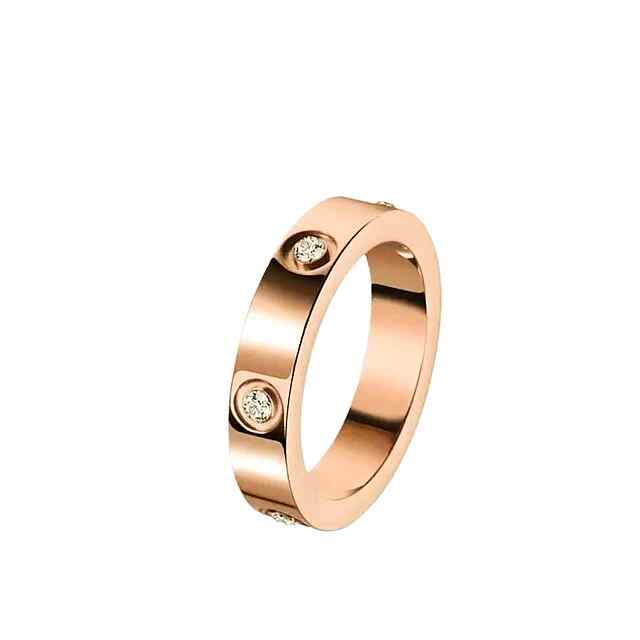 Каблучка Burgundy Bijouterie, золотий / срібло / рожеве золото, р.7-8, -20% по коду PROM20 - 2 фото товару