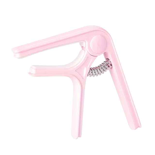 Каподастр для гітари, рожевий колір. Зміна тональності грифа інструмента. Компактний та зручний. Легкий АБС-пластик, комплект з 1шт. Україна. - 0 фото товару