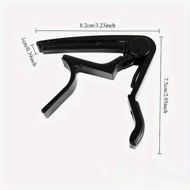 Каподастр для гітари, синій, універсальний, надійна фіксація, мішечок в подарунок. - 2 фото товару