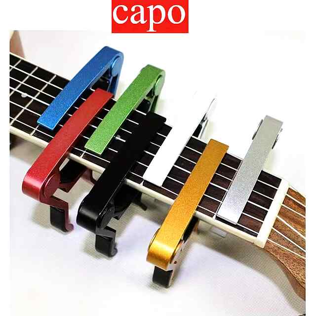 Каподастр для гітари, зелений, зручний, надійний, універсальний, подарунок музиканту - 3 фото товару