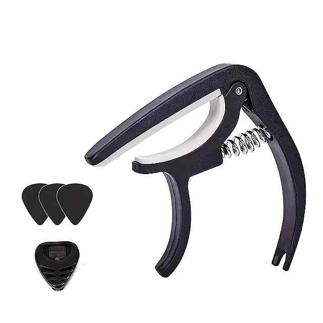 Каподастр для гітар універсальний (ABS пластик) чорний 70г