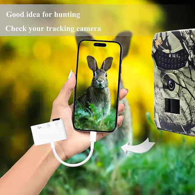 Кард Рідер USB C SD USB3.0 - адаптер для iPhone iPad Mac MacBook Pro Type C фото відео швидкий обмен данных. - 2 фото товару