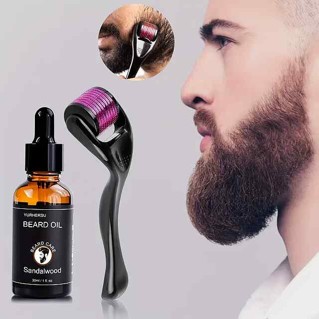 Олія касторова   мезоролер для бороди 30 мл – догляд  стимул росту ????‍♂️