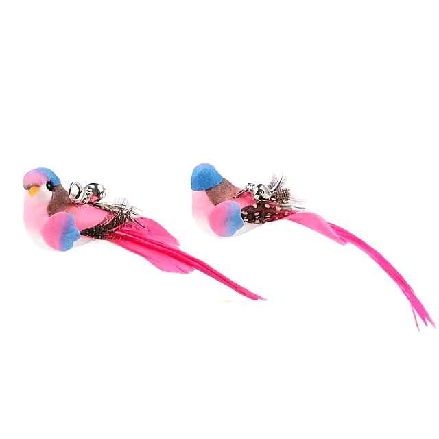 Кігтик: Іграшка для кішок на стрижні з пір'ям та потужною присоскою - 1 фото товару