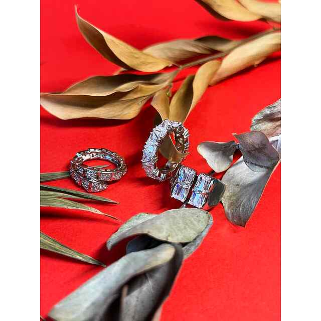 Кільце Дві половинки одного цілого з регульованим розміром, знижка 20% для INSTAGRAM - 1 фото товару