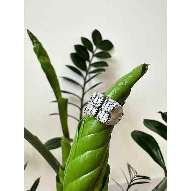 Кільце Дві половинки одного цілого з регульованим розміром, знижка 20% для INSTAGRAM - 3 фото товару