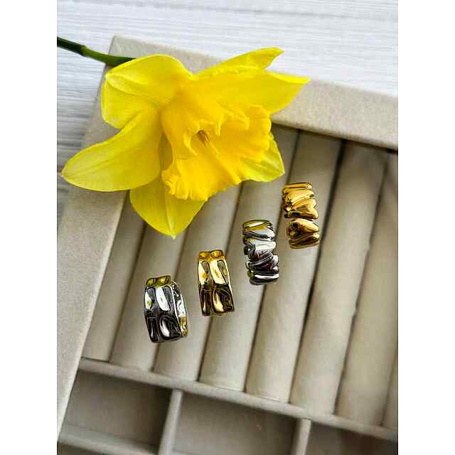 Кільце мінімалізм переливи, регульоване, знижка PROM20! Купити в Україні. - 1 фото товару