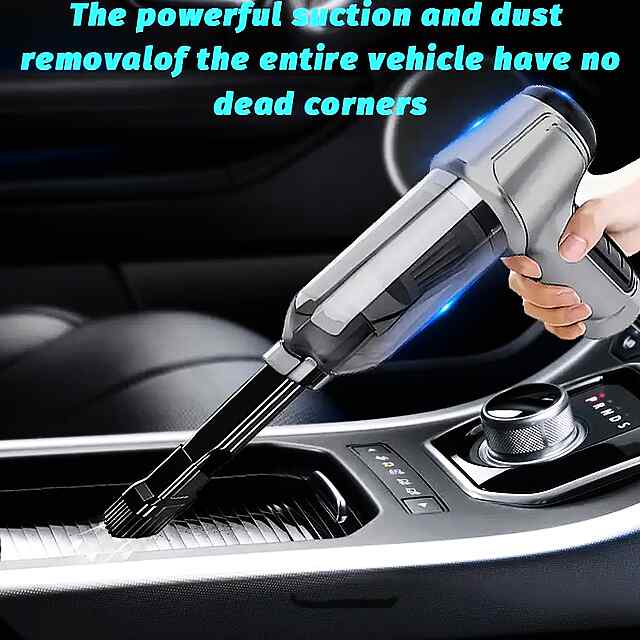 Компресор 2-в-1: повітродувка та пилосос, чистка авто/електроніки. Комплект   інструкція. - 2 фото товару