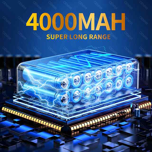 Компресор-пилосос 80W бездротовий для ПК, авто, дому | Type-C зарядка - 3 фото товару