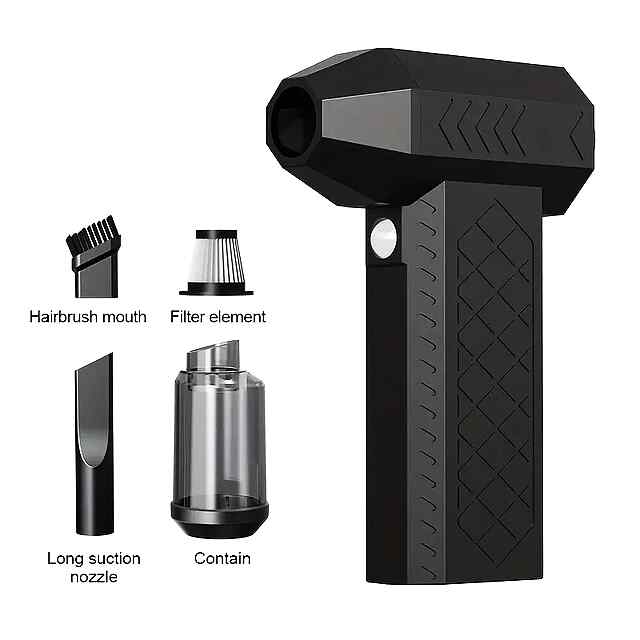 Компресор-пилосос бездротовий 2в1, акум.4000 mAh CE сертифікат. Україна. - 0 фото товару