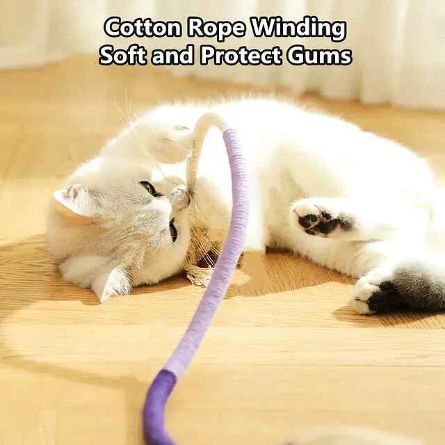 Кошача мотузка-іграшка сизаль, шліфування зубів та розвага ???????? - 1 фото товару