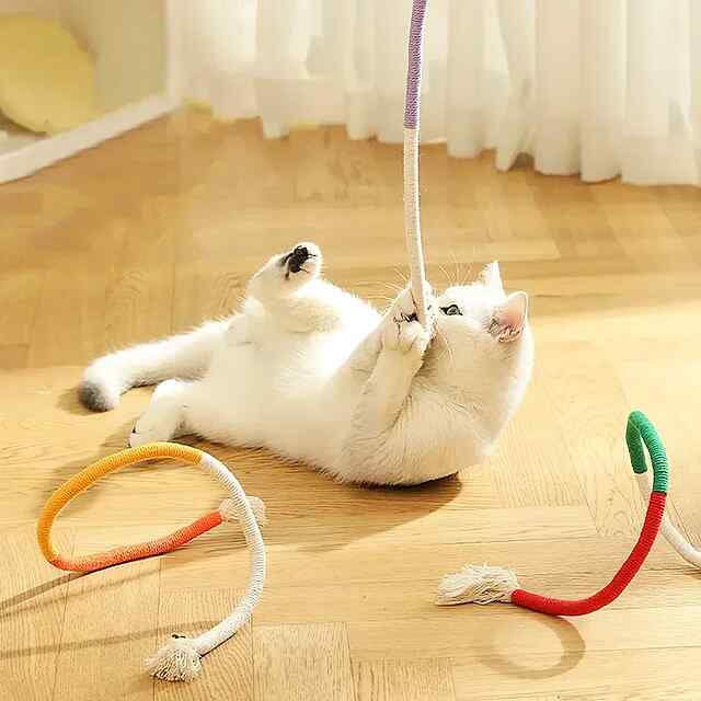 Кошача мотузка-іграшка сизаль, шліфування зубів та розвага ???????? - 3 фото товару