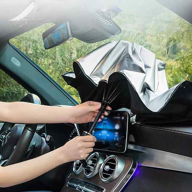 Козирок на лоб. скло авто: захист від сонця та тепла, 138х77см - 1 фото товару