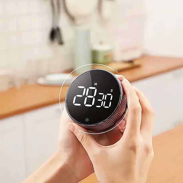 Круглий Кухонний Таймер LED з Підсвіткою - Стильний Помічник на Кухні та не тільки! - 2 фото товару