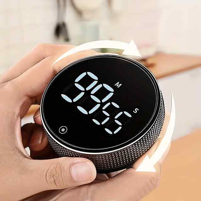 Кухонний Таймер Круглий LED Підсвітка - Стильний Помічник ⏰
