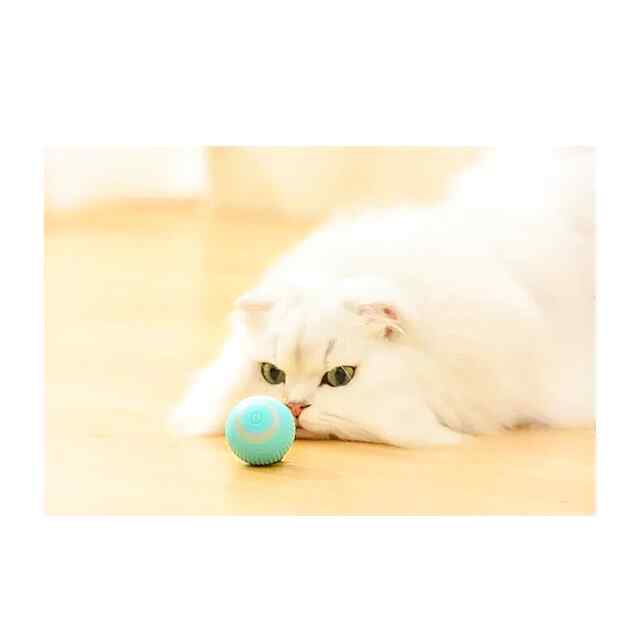 Кулька для котів Stress Cat, заряджання USB, блакитний/рожевий - 1 фото товару