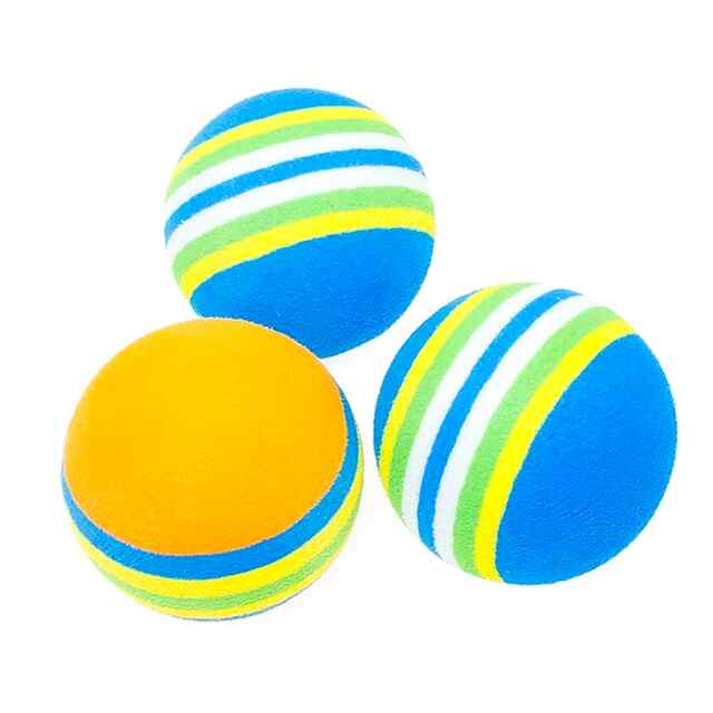 Кулька з піни EVA Rainbow для тварин (діаметр 35 мм) синя - 1 фото товару
