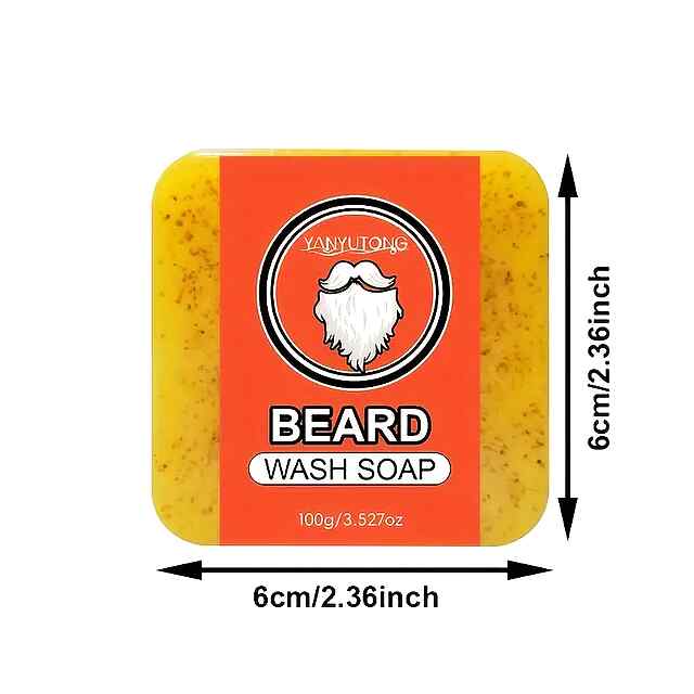 Куркума мило 100г з корицею/лимоном - глибоке очищення бороди та обличчя - 2 фото товару