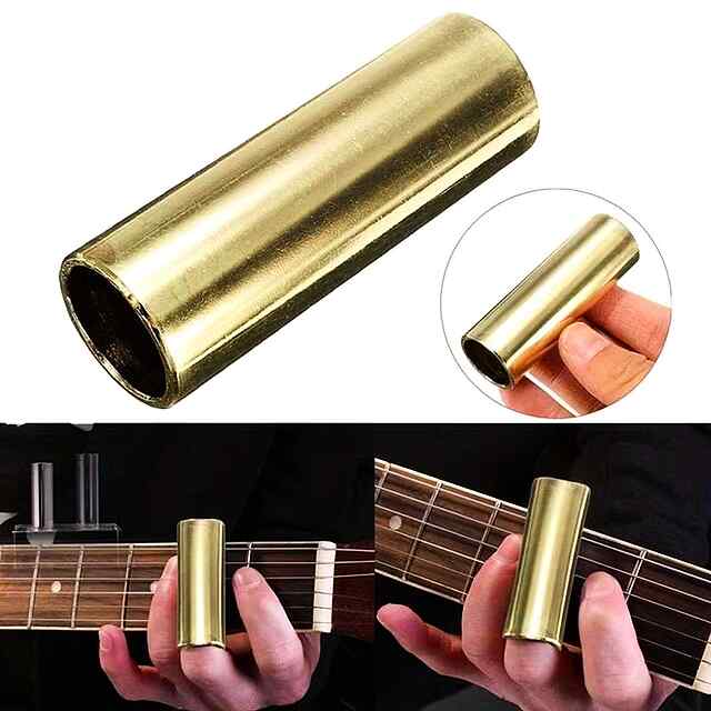 Латунний слайд 60мм для гітари: насичений звук та комфорт???? - 3 фото товару
