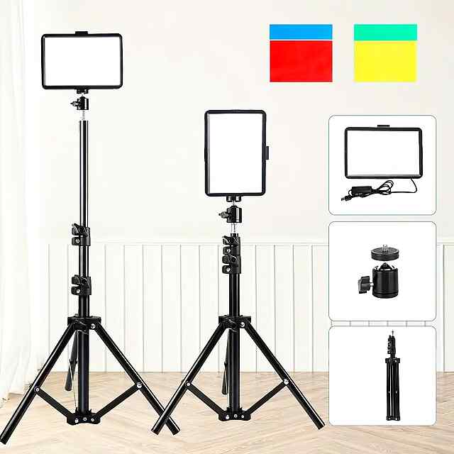 LED лампа 4 кольори, регул. висота 127см, USB - 3 фото товару