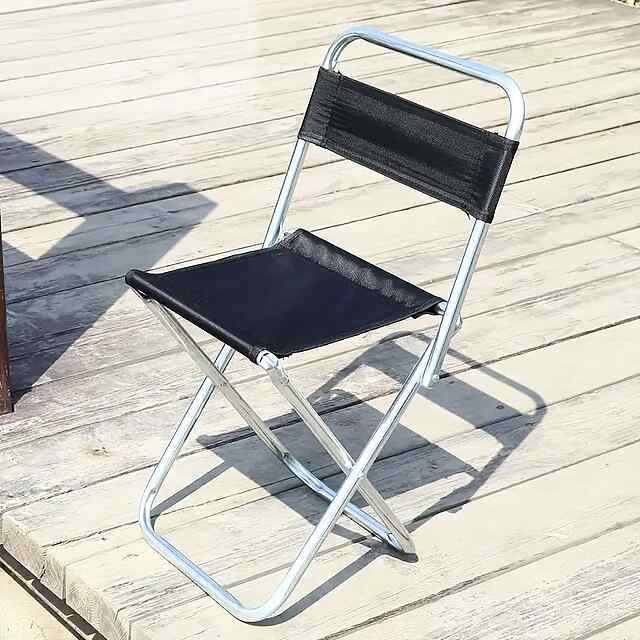 Легкий та компактний складаний стілець, вантажопідйомність до 80 кг - 0 фото товару