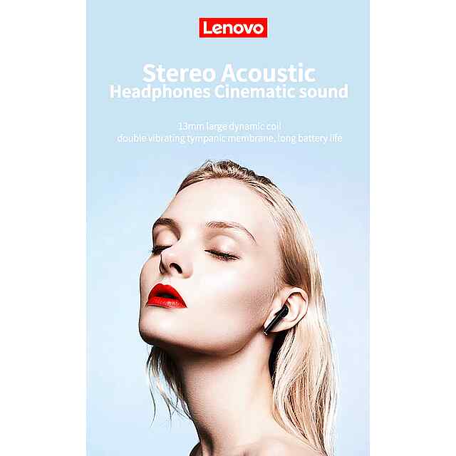 Lenovo Bluetooth навушники ANC, водонепроникні, до 5 годин роботи - 3 фото товару