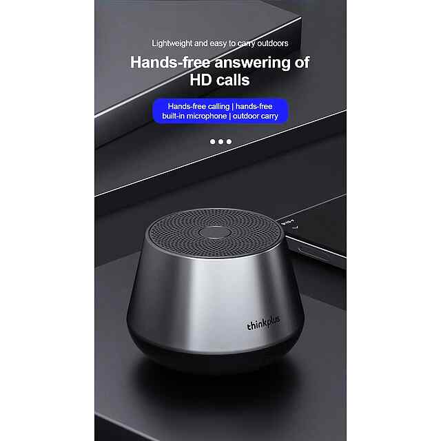 Lenovo K3 Pro Bluetooth 5.0 Портативна колонка Стерео Водонепроникна Black 5W Україна - 3 фото товару